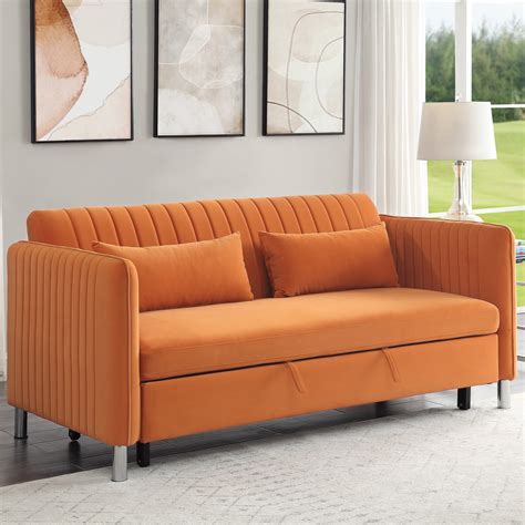 Buy Orange Sofa Bed